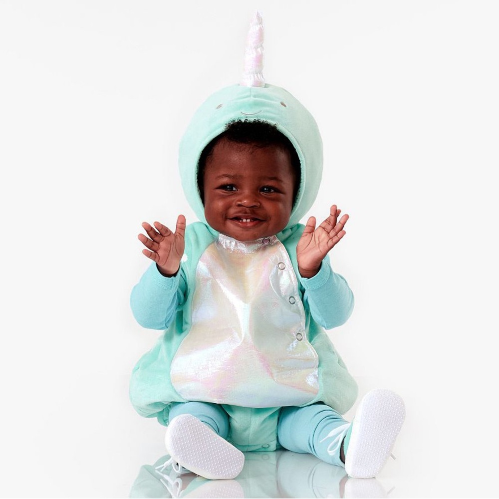 MWT Pottery Barn Kids Baby Narwhal Costume/6-12 month